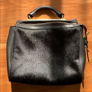 3.1 Phillip Lim Black Pony Hair SM Ryder Satchel